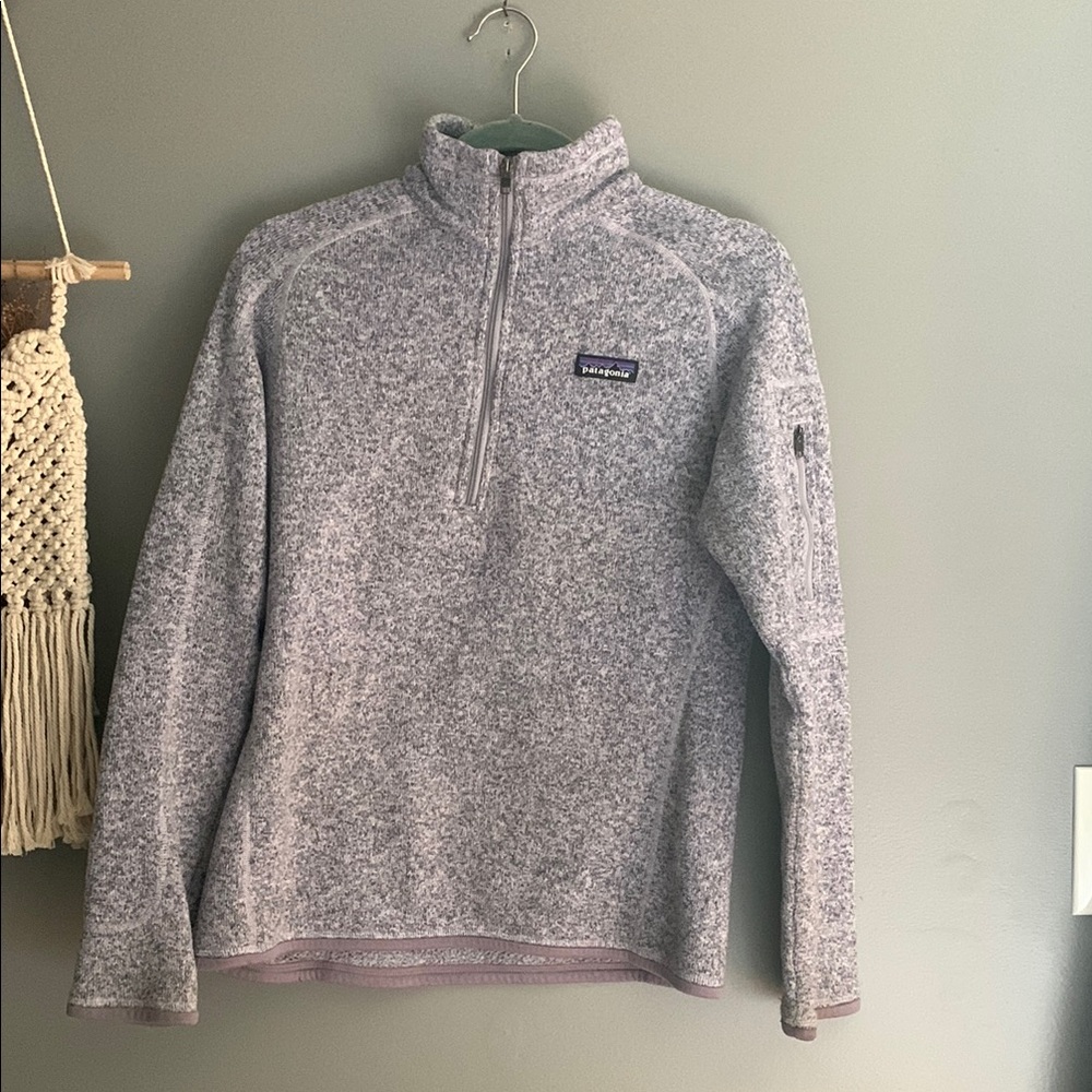 Patagonia Women's Purple Heather Fleece Pullover
